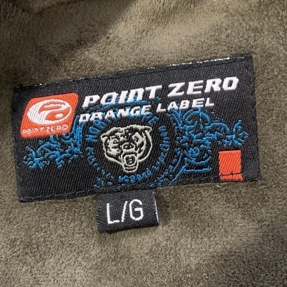 Point Zero Shacket Jacket Army Green Size Large - Picture 8 of 13